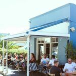the blue cafe
