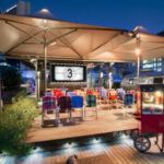 Pink Flamingos rooftop cinema