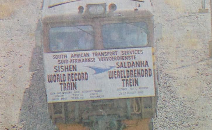 Sishen Saldanha railway line and bridge