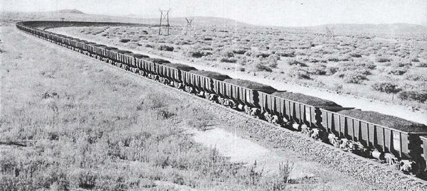 Sishen Saldanha railway line and bridge