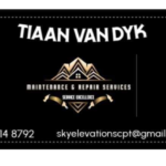 Tiaan Van Dyk maintenance service