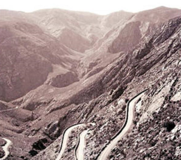 Mountain Passes Built by Thomas Charles John Bain