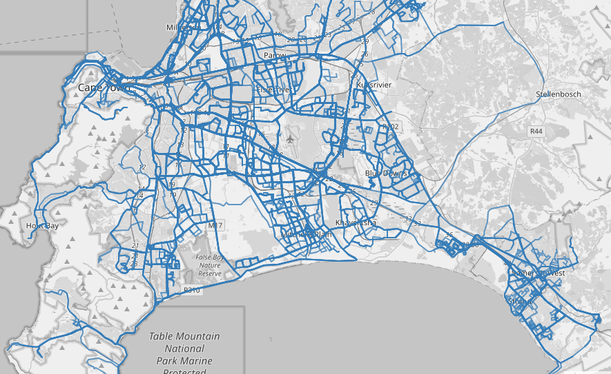 Minibus Taxis in Cape Town